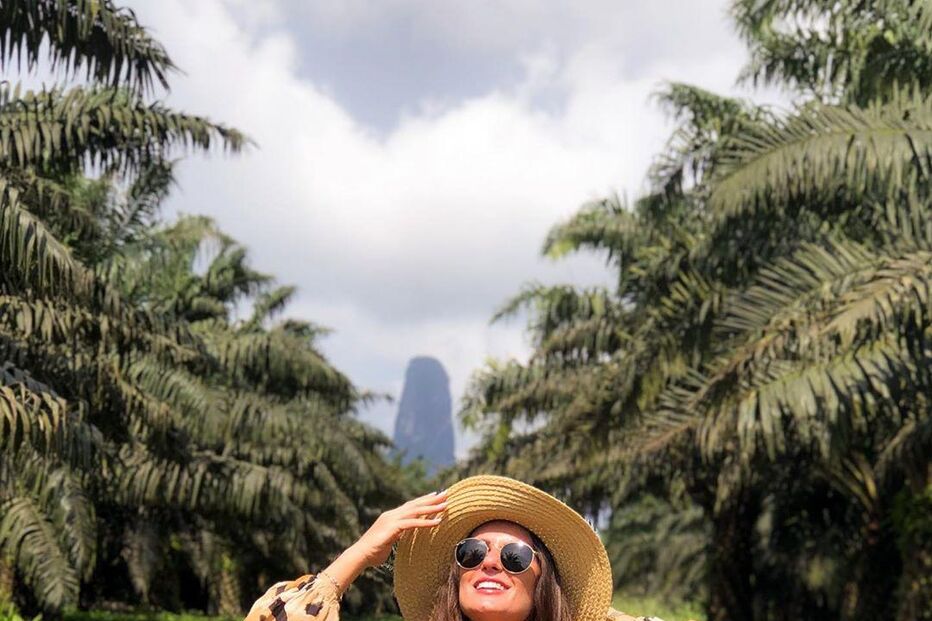 Vanessa Rebelo em São Tomé e Príncipe