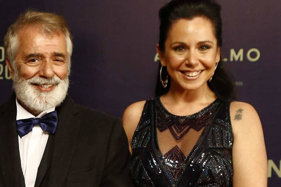 Sara Norte e o pai Vitor Norte