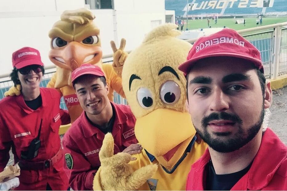 O bombeiro que salvou Diogo Carmona