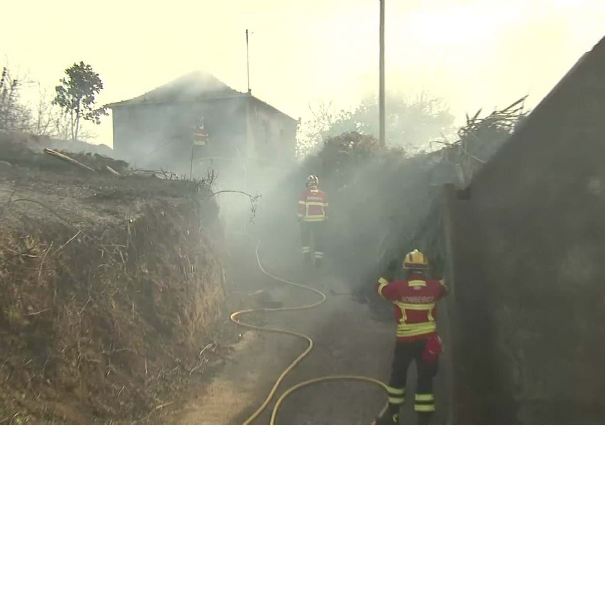 Suspeita de fogo posto em incêndio no Porto Moniz —