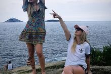 As férias escaldantes de Ruth Marlene e Jessica Portugal