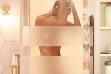 Cláudio Ramos toma banho na casa de Cristina Ferreira