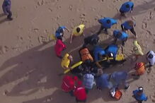 Imagens impressionantes mostram força das ondas a sacudir jet ski onde estava Alex Botelho na Nazaré 