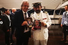 Jorge Jesus recebe navio-escola ‘Sagres’ no Brasil