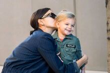 Irina Shayk com a filha, Lea