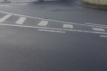 Carrinha consumida pelas chamas em Gondomar