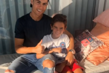 Cristiano Ronaldo dá os parabéns ao sobrinho, Dinis