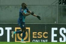 Marega durante o jogo onde foi alvo de insultos racistas 