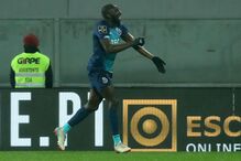 Marega durante o jogo onde foi alvo de insultos racistas 