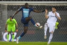 Marega durante o jogo onde foi alvo de insultos racistas 