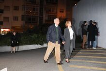 Júlio Isidro e a mulher