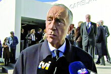 Marcelo Rebelo de Sousa prestou uma última homenagem ao ator