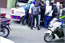 Patrulha foi cercada 