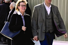 Maria Luís Albuquerque com o marido António