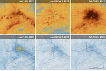 Imagens de satélite da NASA mostram impacto do coronavírus na China