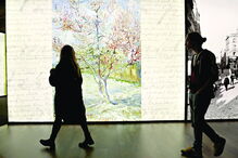 Exposição ‘Meet vicent van gogh’ está dividida em várias galerias, cada uma delas dedicada a um período da vida do artista holandês, considerado um dos grandes mestres da pintura. pode ser vista todos os dias, das 10h00 às 19h00.  