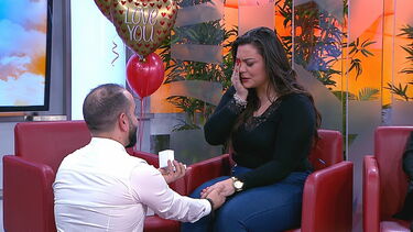 O pedido de casamento surpresa em direto que deixou Cátia em lágrimas