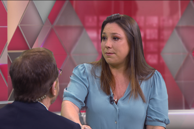 Joana Madeira emocionada