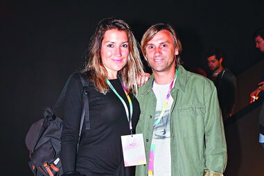 João Pinto com Ângela Galvão