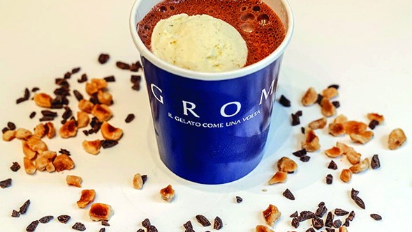 Grom propõe chocolate quente para os dias frios