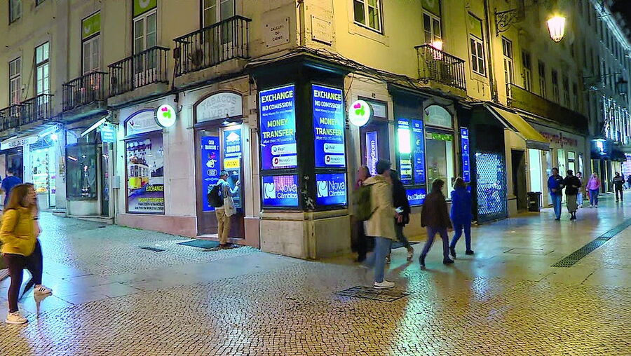 Ladrões fizeram golpe no primeiro andar de loja no Rossio