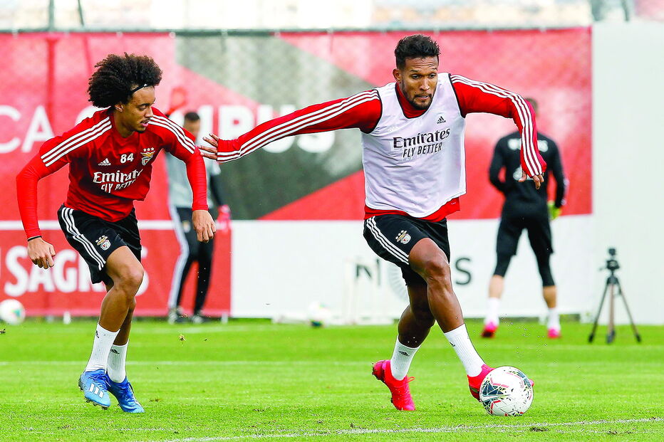 Dyego Sousa cumpriu ontem o primeiro treino no Benfica e poderá estrear-se nas convocatórias terça-feira, frente ao Famalicão, para a Taça de Portugal  