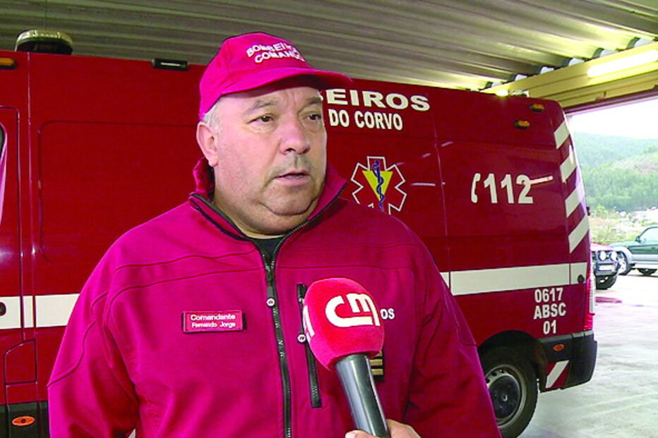 Fernando Jorge, comandante dos Bombeiros 