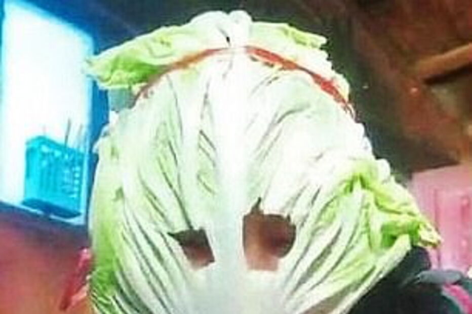 Máscaras improvisadas