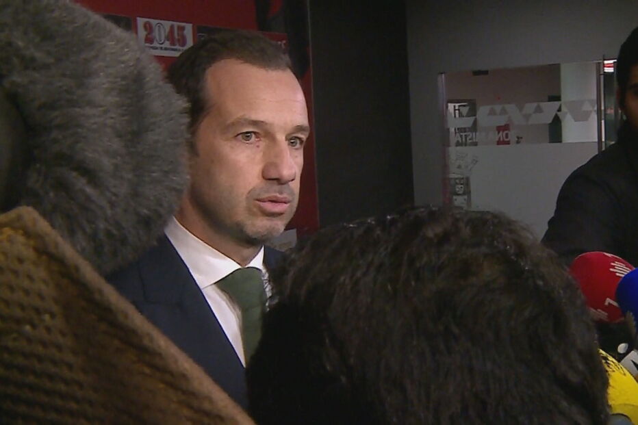 Frederico Varandas ataca arbitragem de Jorge Sousa no jogo do Sporting frente ao Sp. Braga