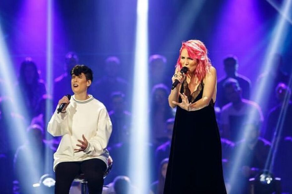 Isaura no 'Festival da Canção' 