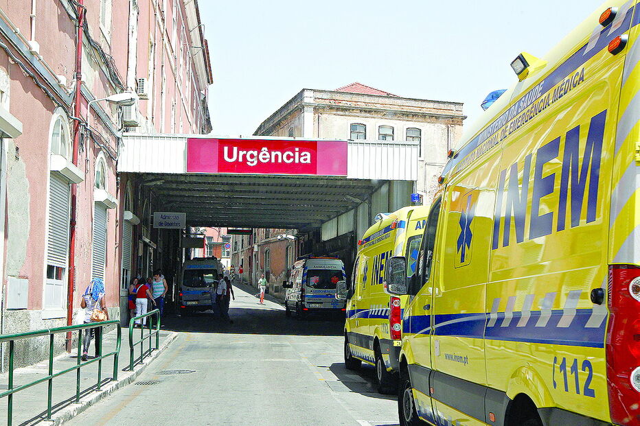 Assistida no Hospital de S. José, a mulher já teve alta