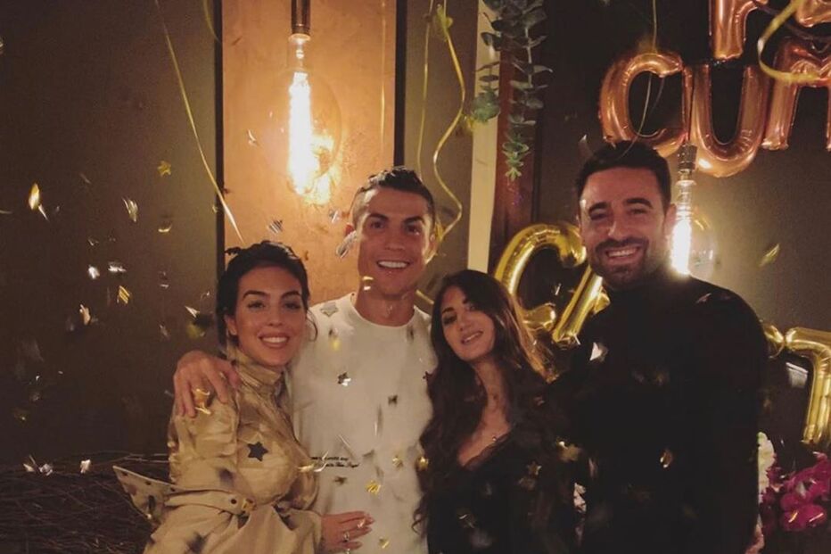 Cristiano Ronaldo em festa surpresa