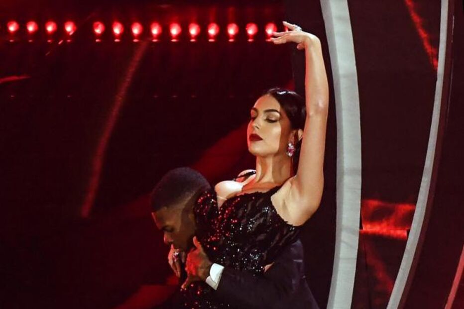 Georgina Rodríguez a dançar tango