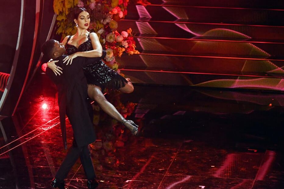 Georgina Rodríguez a dançar tango