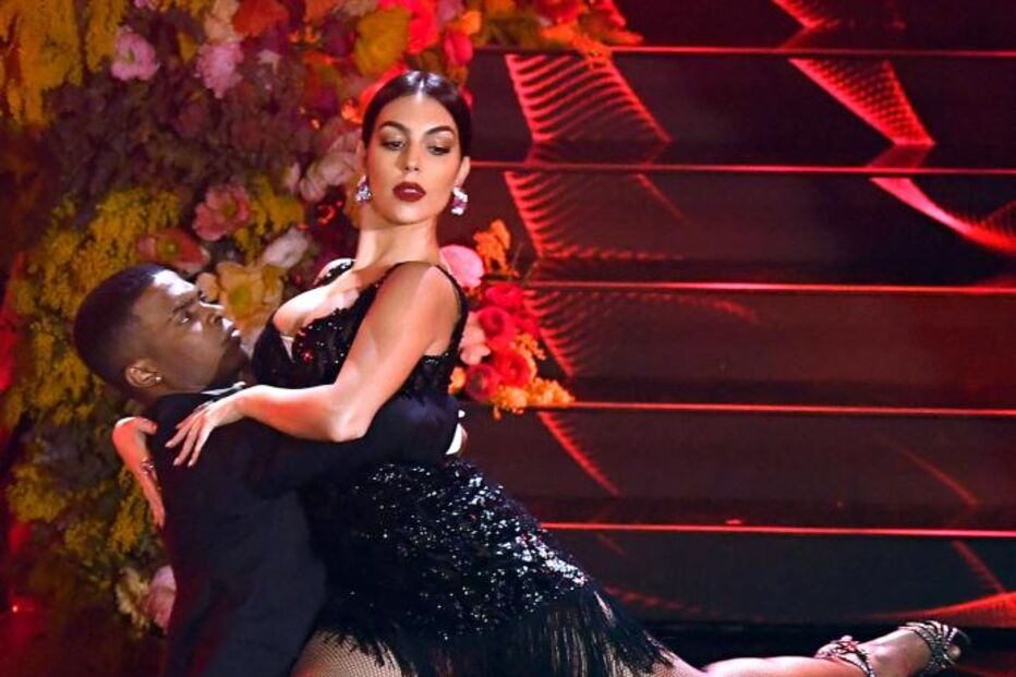 Georgina Rodríguez a dançar tango