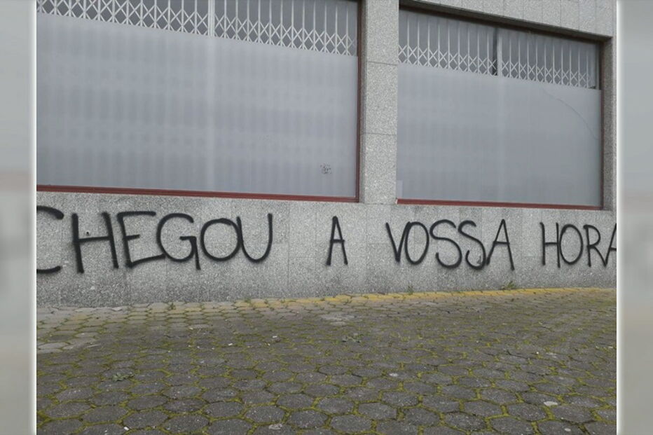 Casa do Benfica de Vila Nova de Gaia vandalizada durante a madrugada