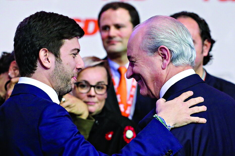 Francisco Rodrigues dos Santos com Rui Rio