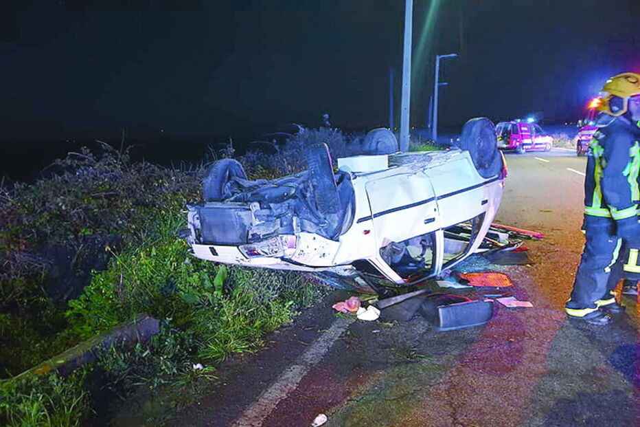 Despiste de automóvel na serra de Sintra provoca cinco feridos ligeiros  