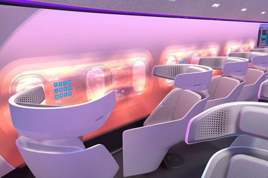 Airbus mostra protótipo de avião com design inovador