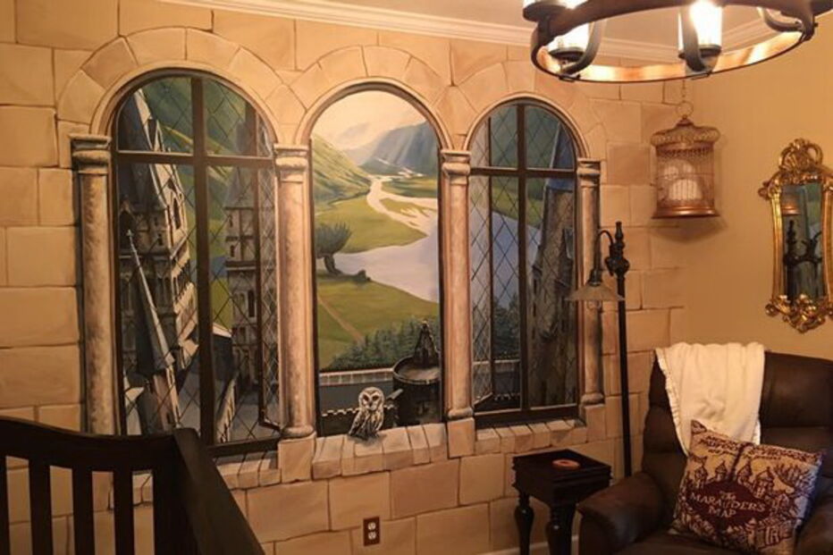  Mãe recria cenário do mundo da magia de Harry Potter no quarto do filho bebé