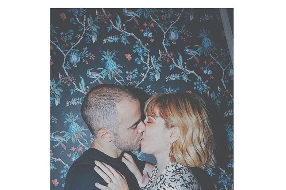 Raquel Strada e o marido