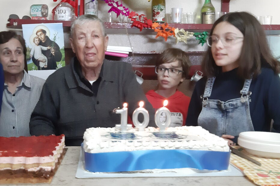 Alentejano celebra 100 anos com irmãos, filhos, netos e bisnetos