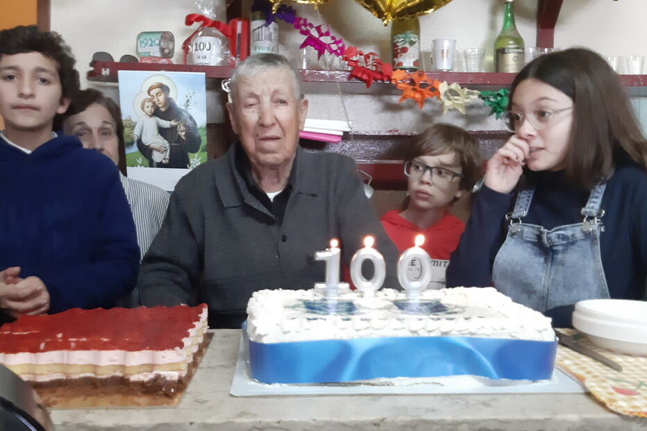 Alentejano celebra 100 anos com irmãos, filhos, netos e bisnetos