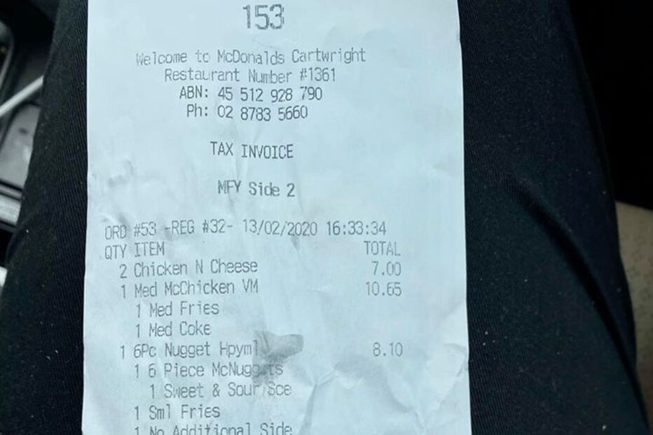 Mãe em choque ao encontrar ferro dentro de hambúrguer do McDonald's