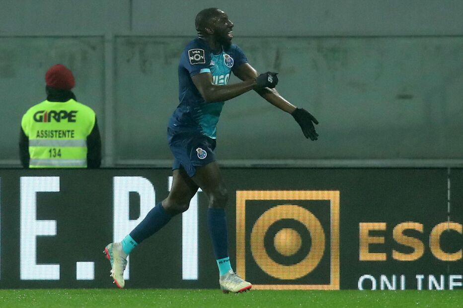 Marega durante o jogo onde foi alvo de insultos racistas 