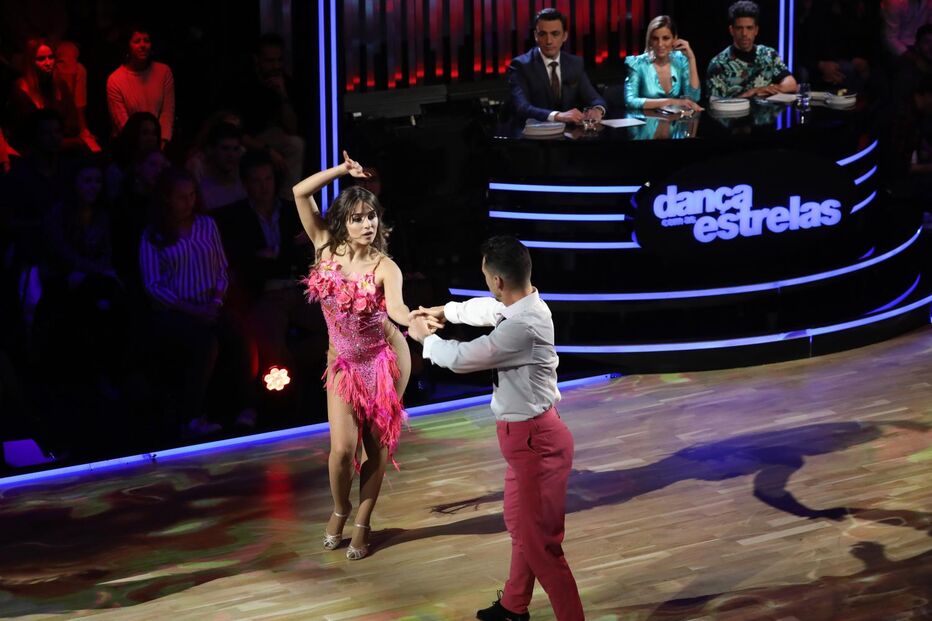 Angie Costa e Vadim Potapov em 'Dança com as Estrelas'
