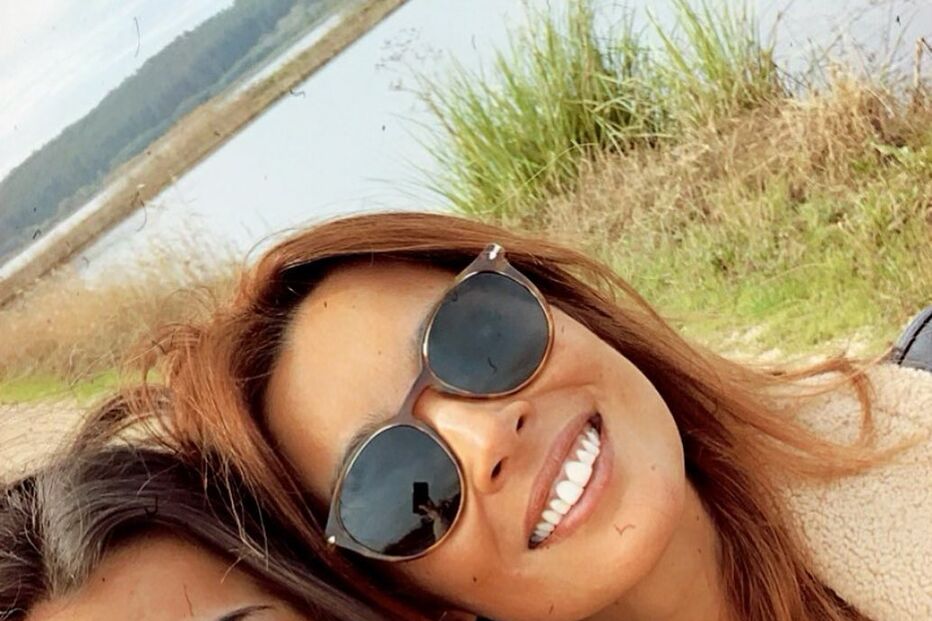 Maria Cerqueira Gomes e a filha, Francisca