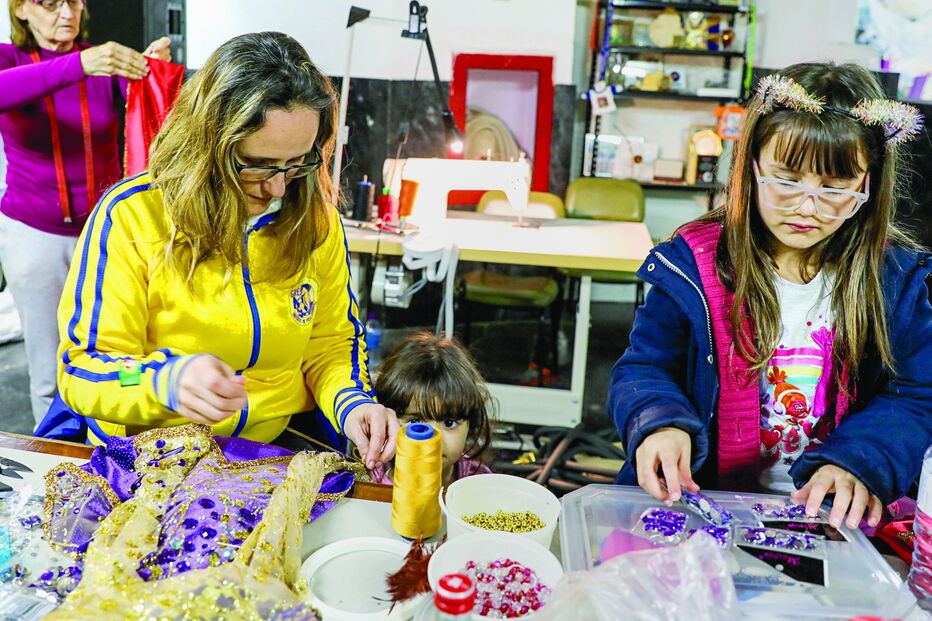 Preparativos para o Carnaval