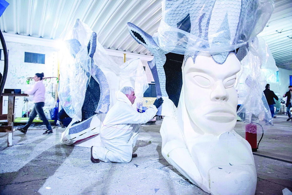 Preparativos para o Carnaval