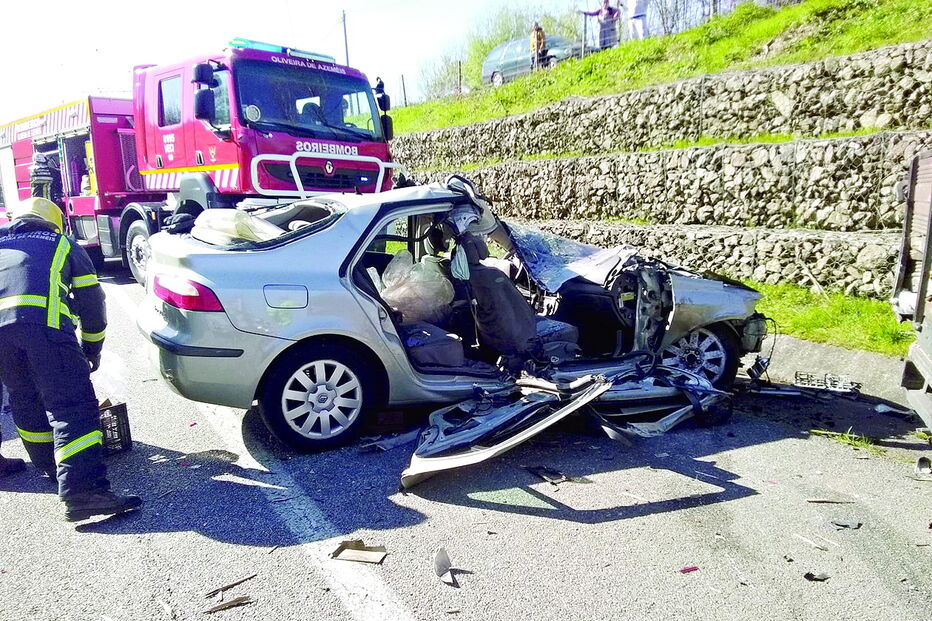 Tragédia na estrada após negócio de carro em Oliveira de Azeméis
